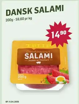 Holdbart Dansk Salami tilbud
