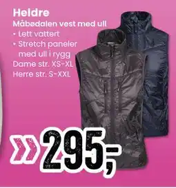 Sport Outlet Måbødalen vest med ull tilbud