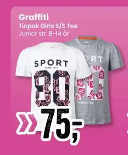 Sport Outlet Tinpak Girls S/S Tee tilbud