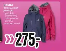 Sport Outlet Bergen Jacket junior girl tilbud