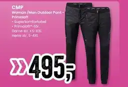 Sport Outlet Woman /Man Outdoor Pant Primaloft tilbud