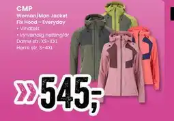 Sport Outlet Woman/Man Jacket Fix Hood - Everyday tilbud