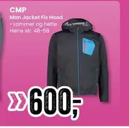 Sport Outlet Man Jacket Fix Hood tilbud