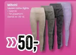 Sport Outlet Lauren camo tights tilbud