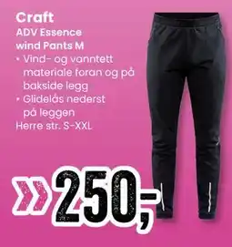 Sport Outlet ADV Essence wind Pants M tilbud