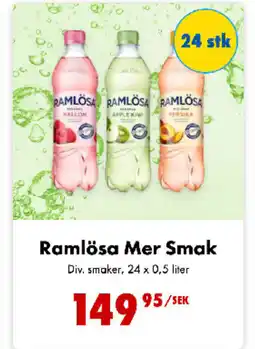 Nordby Supermarket Ramlösa Mer Smak tilbud