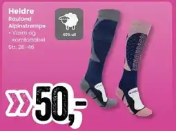 Sport Outlet Heldre Rauland Alpinstrømpe tilbud