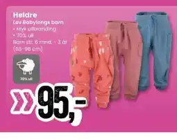 Sport Outlet Heldre Løv Babylongs barn tilbud