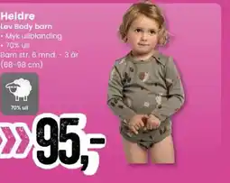 Sport Outlet Heldre Løv Body barn tilbud