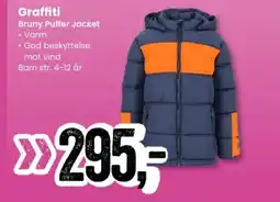 Sport Outlet Graffiti Bruny Puffer Jacket tilbud