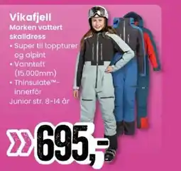Sport Outlet Vikafjell Marken vattert skalldress tilbud