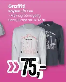 Sport Outlet Graffiti Kaylee L/S Tee tilbud