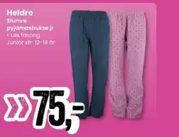 Sport Outlet Heldre Slumre pyjamasbukse jr tilbud