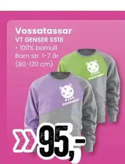 Sport Outlet Vossatassar vt genser ss18 tilbud