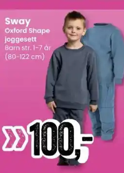 Sport Outlet Sway Oxford Shape joggesett tilbud