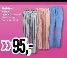 Sport Outlet Heldre Slumre pyjamasbukse W tilbud