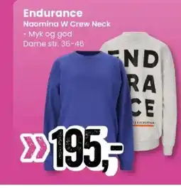 Sport Outlet Endurance Naomina W Crew Neck tilbud