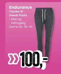 Sport Outlet Endurance Clynen W Sweat Pants tilbud
