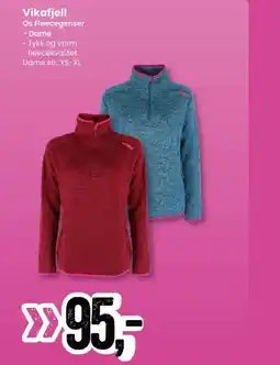 Sport Outlet Vikafjell Os Fleecegenser - Dame tilbud