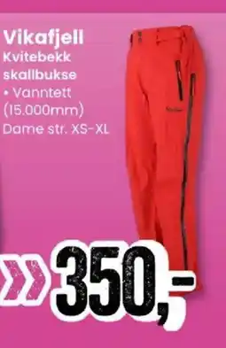 Sport Outlet Vikafjell Kvitebekk skallbukse tilbud