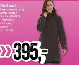 Sport Outlet Vertical Daytonan W Long AWG Stretch Jacket W-PRO tilbud