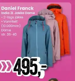 Sport Outlet Daniel Franck India 2L Jakke Dame tilbud