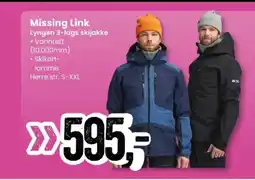 Sport Outlet Missing Link Lyngen 3-lags skijakke tilbud