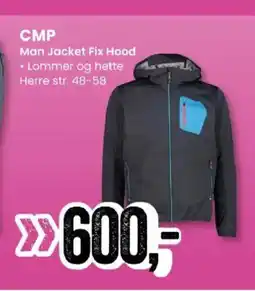 Sport Outlet CMP Man Jacket Fix Hood tilbud