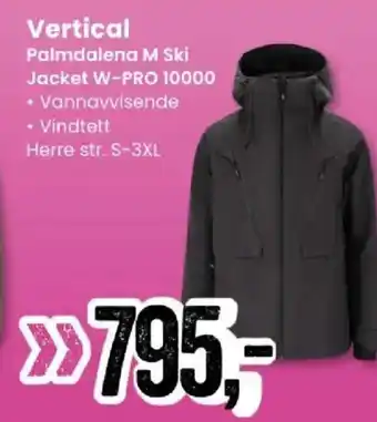 Sport Outlet Vertical Palmdalena M Ski Jacket W-PRO 10000 tilbud