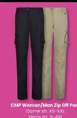 Sport Outlet CMP Woman/Man Zip Off Pant tilbud