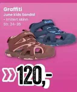 Sport Outlet Graffiti June kids Sandal tilbud