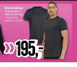 Sport Outlet Endurance Sustainable X Tech M S/S Tee tilbud