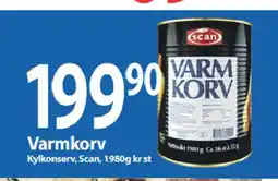 MaxiMat Töcksfors Varmkorv tilbud