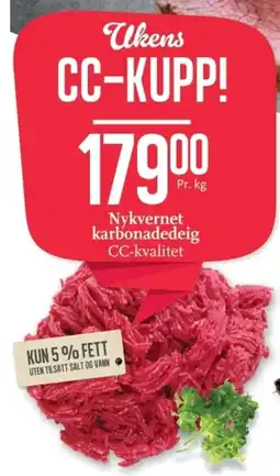 CC Mat Nykvernet karbonadedeig tilbud