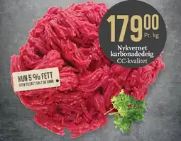 CC Mat Nykvernet karbonadedeig tilbud