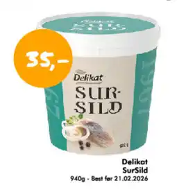 Havaristen DELIKAT sursild tilbud