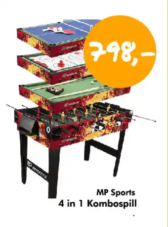Havaristen MP Sports 4 in 1 kombospill tilbud