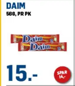 Price Lagerbutikk Daim tilbud