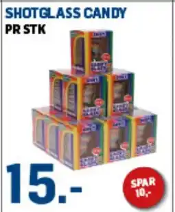 Price Lagerbutikk Shotglass candy tilbud