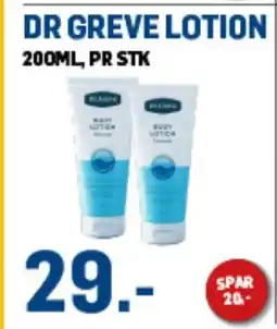 Price Lagerbutikk Dr Greve lotion tilbud