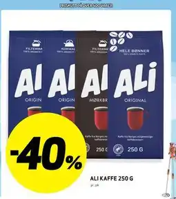 Bunnpris ALI KAFFE 250 G tilbud