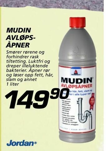 Coop Byggmix Mudin avløpsåpner tilbud