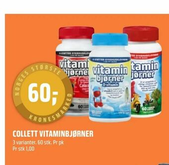 Coop Obs Collett vitaminbjørner tilbud