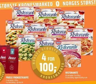 Coop Obs Ristorante tilbud