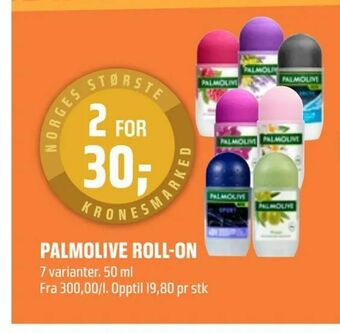 Coop Obs Palmolive roll-on tilbud