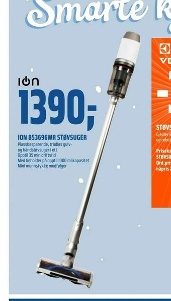 Coop Obs Ion 853696wr støvsuger tilbud