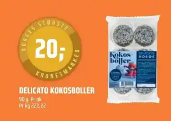 Delicato kokosboller
