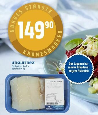 Coop Obs Lettsaltet torsk tilbud