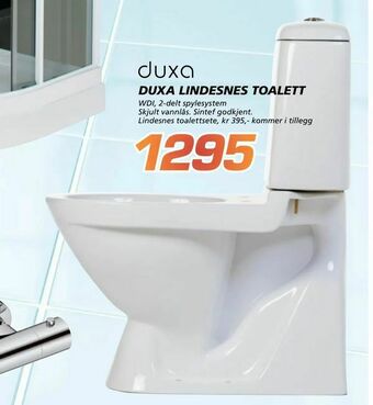 Coop Byggmix Duxa lindesnes toalett tilbud