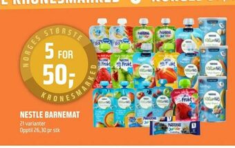 Coop Obs Nestle barnemat tilbud